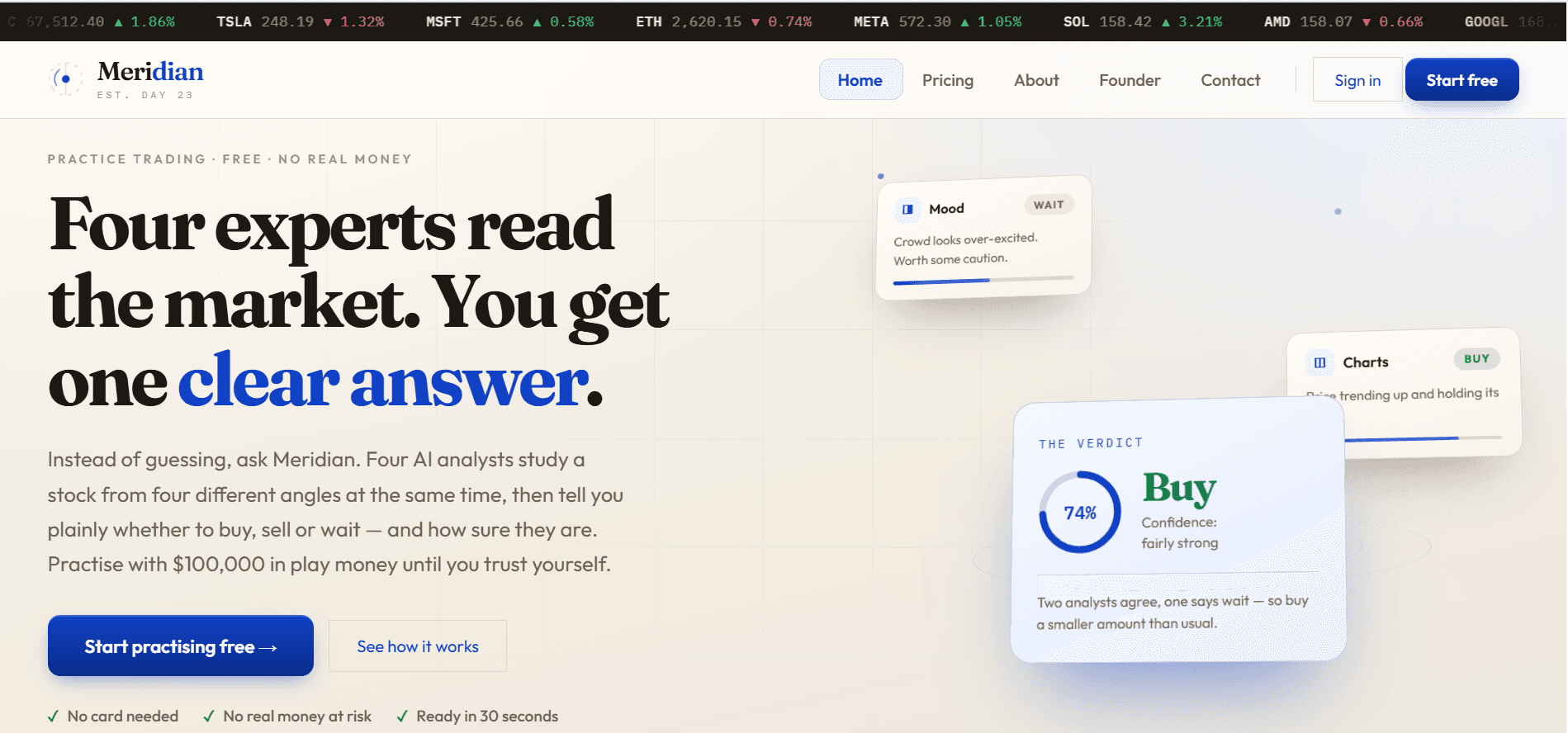 Real-Time AI Trading Intelligence Dashboard