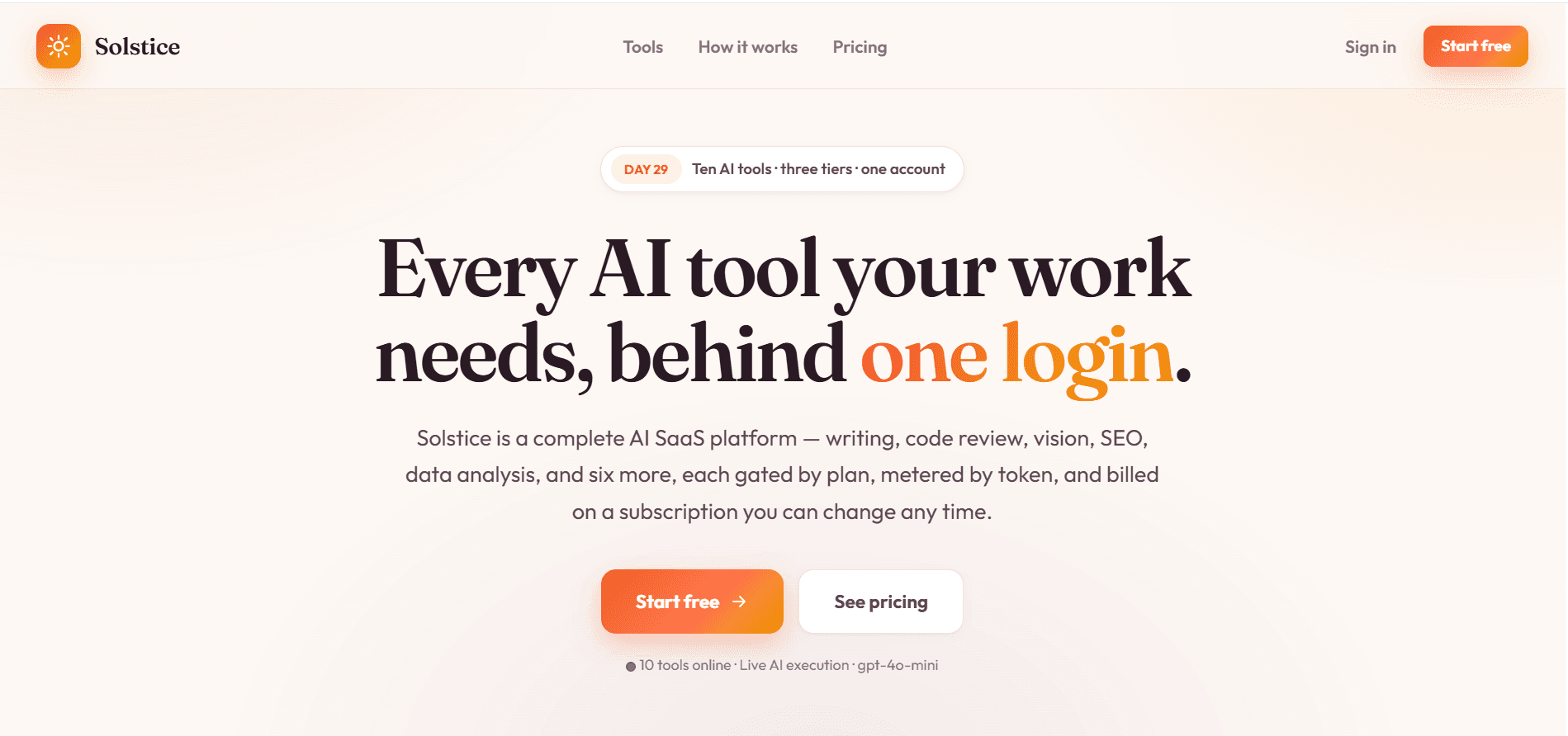 Full AI SaaS Platform