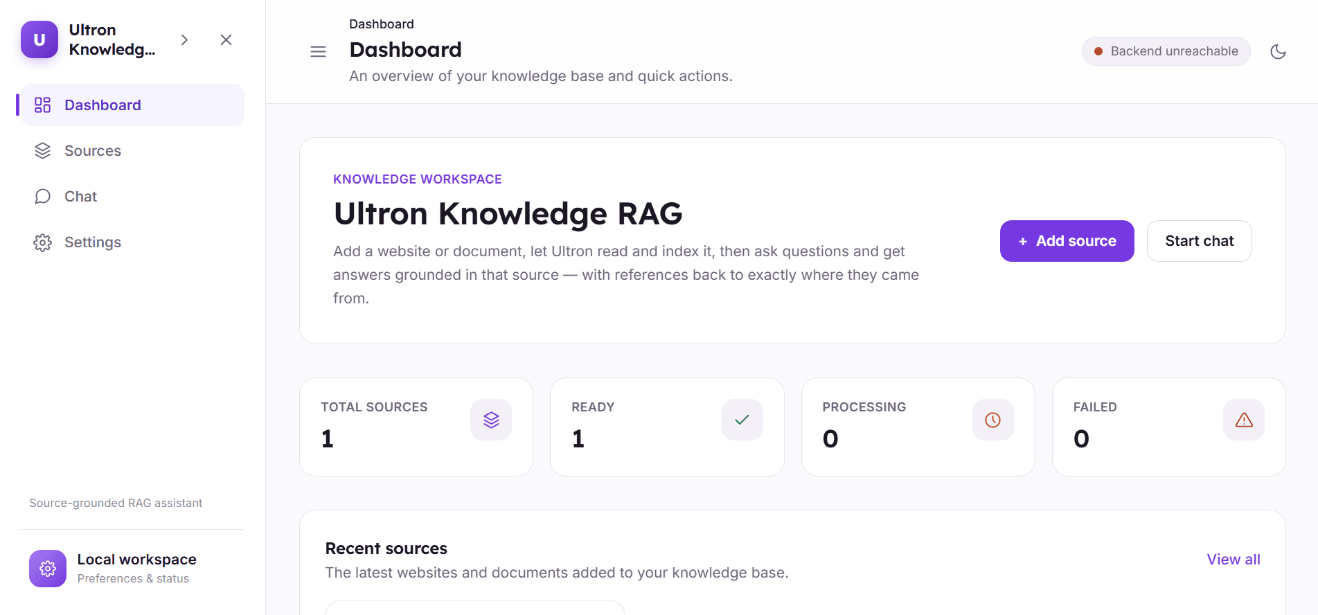 Ultron Knowledge RAG